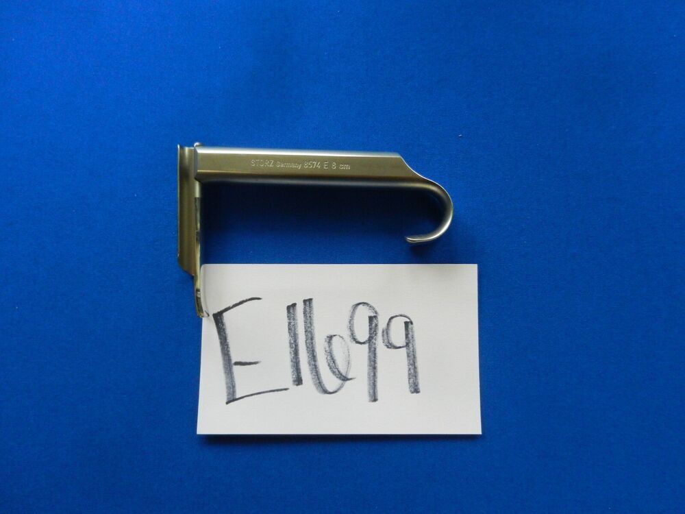 E1699 Storz Surgical Slotted Pediatric Size Laryngoscope 8cm Length 8574E