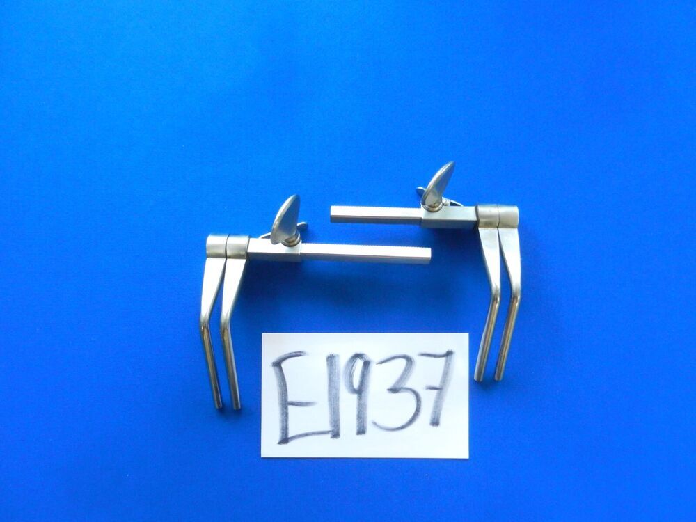 E1937 Aesculap Surgical FF891 & FF903 Cervical Caspar Set Left & Right
