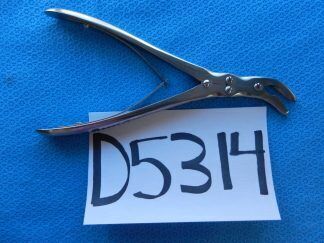 D5314 Zimmer Orthopedic and General Surgery Curved Rongeur 3319