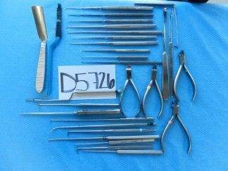 D5726 V. Mueller Codman Jarit Neurosurgical Instruments Set