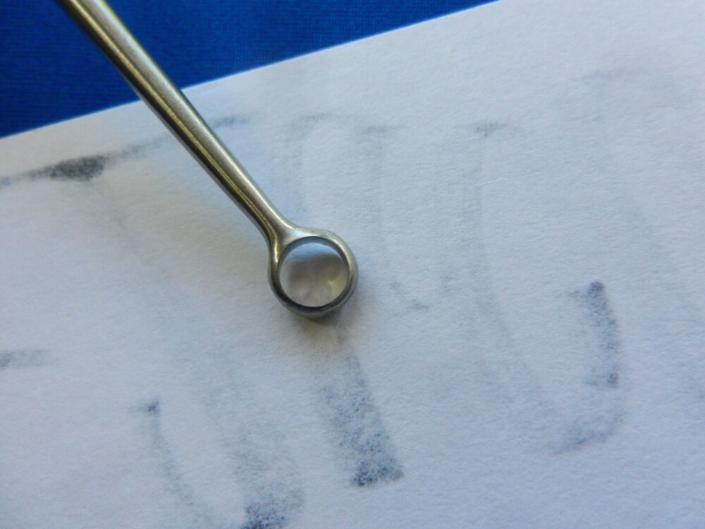 E2606 Codman 23-1013 Straight #1 (8.0mm) Cone Ring Curette - Image 3