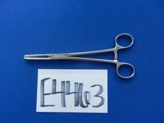E4463 Aesculap MD454R Straight Serrated Tubing Clamp 20cm Overall Length