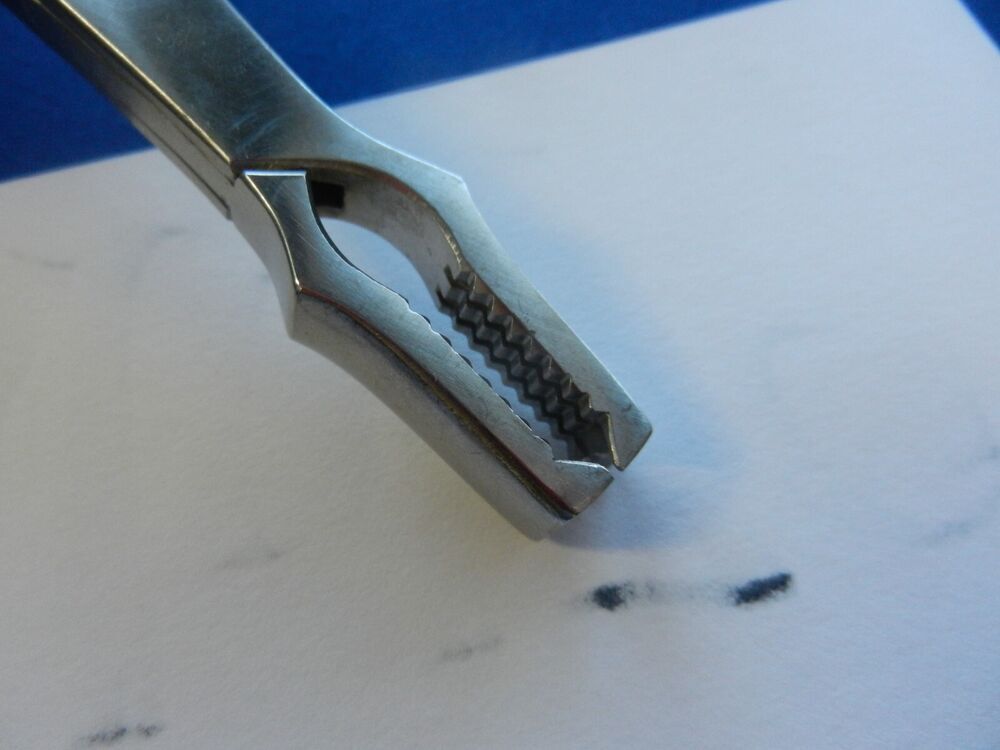 E4763 Zimmer 3121 Kern Orthopedic Holding Forceps with Ratchet 24.5cm Length - Image 3