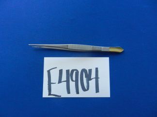 E4904 Aesculap BD160R Cushing Straight Serrated Dressing Forceps 7" Length