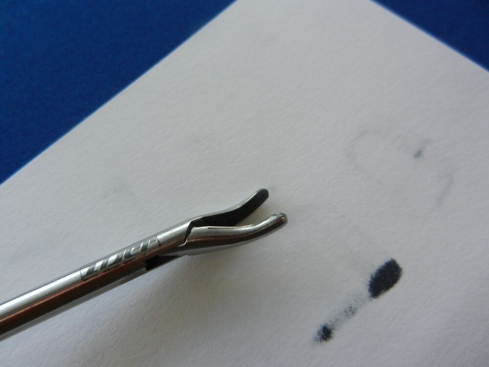 E5179 Jarit 600-250 Appel Left Curved Laparoscopic Needle Holder 5mm x 33cm WL - Image 3