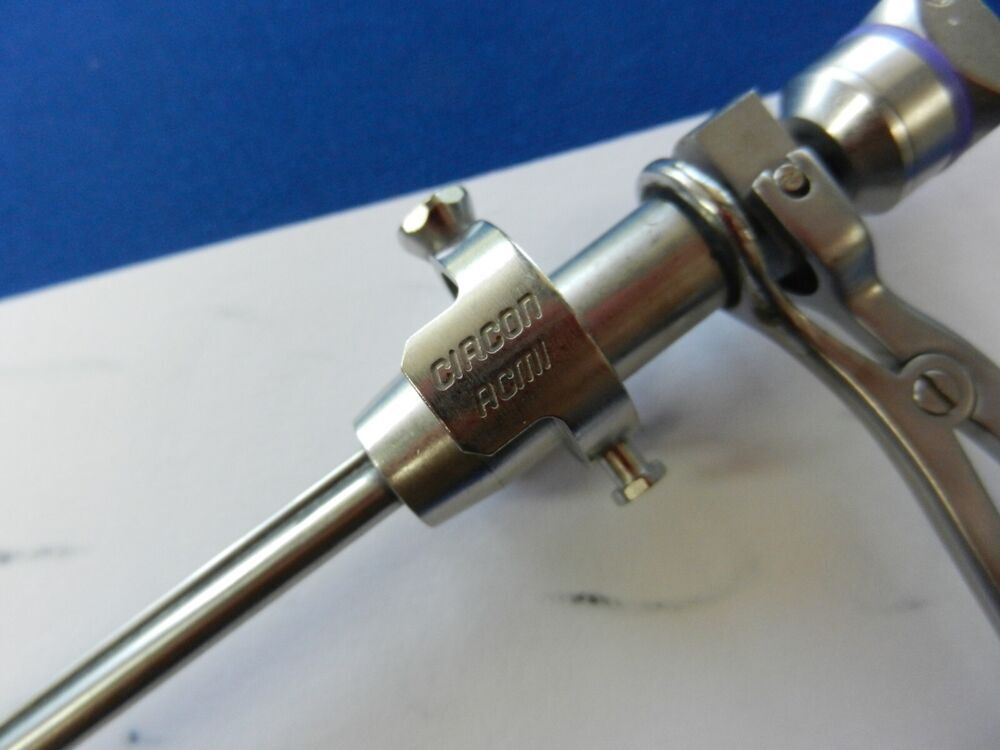 E6039 Circon ACMI E8213 Elite Rigid Optical Fenestrated Cup Forceps - Image 6