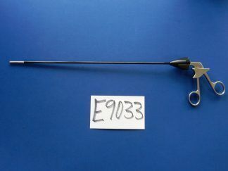 Jarit 610-107DA Roto-Lok 5mm x 37cm Fundus Grasping Forceps w/ Slide Lock Handle