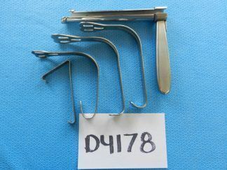 D4178 Pilling Weck Surgical ENT Instruments Lot Of 5