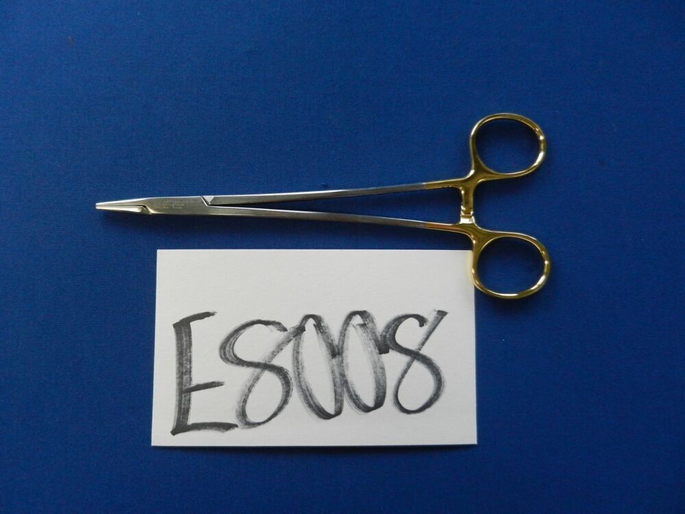 Jarit 121-131 Crile Wood Straight Serrated Jaw Needle Holder 18cm Overall Length