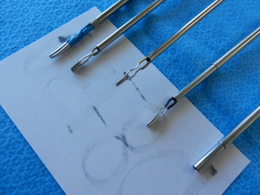 D8730 V. Mueller R. Wolf Surgical 5.0mm Laparoscopic Kleppinger Forceps Lot of 5 - Image 3