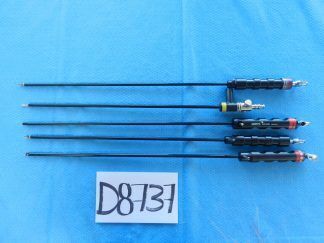 D8737 Jarit Solos Surgical 5.0mm Fully Insulated Laparoscopic Spatulas Lot of 5