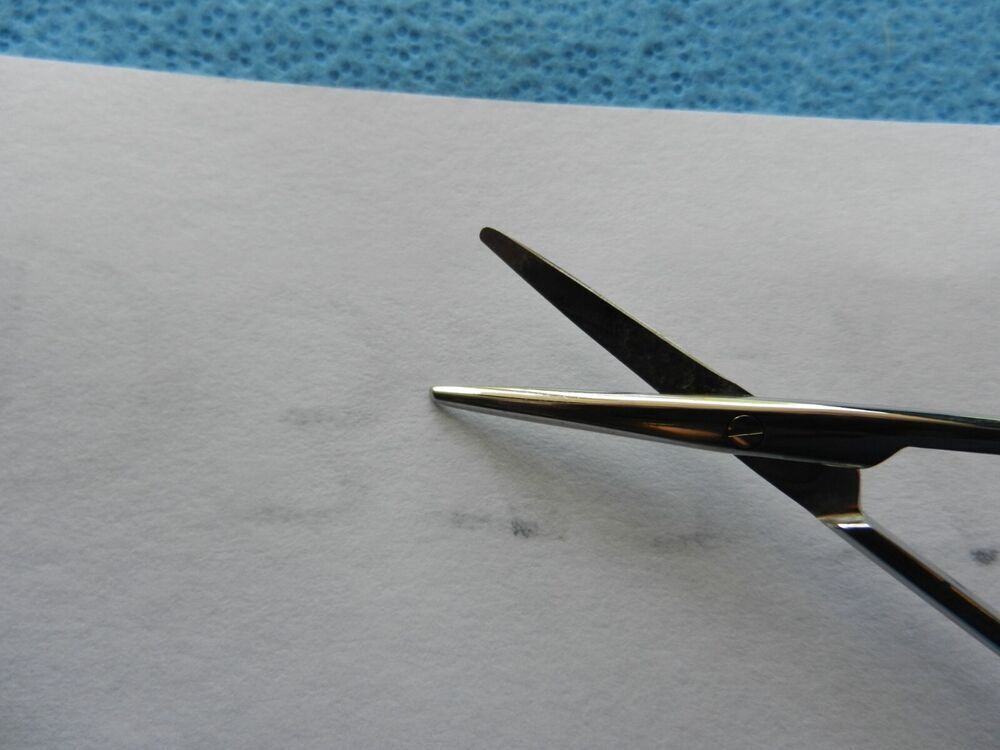 D3727 Jarit Surgical 4-1/2in Strabismus Scissors 360-130 - Image 3