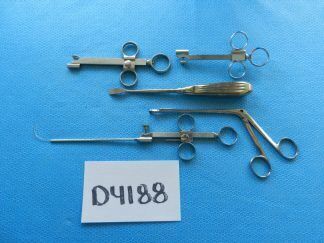 D4188 Weck V. Mueller Storz Surgical ENT Instruments Lot Of 5