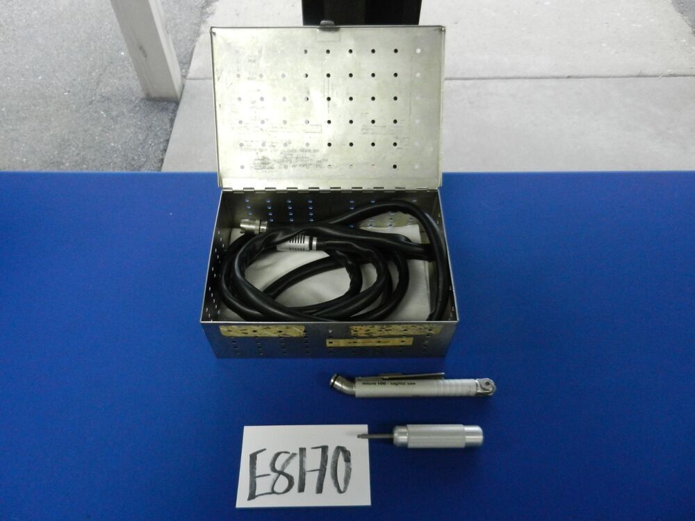 Zimmer Hall 5053-11 Micro 100 Sagittal Saw Set with Case