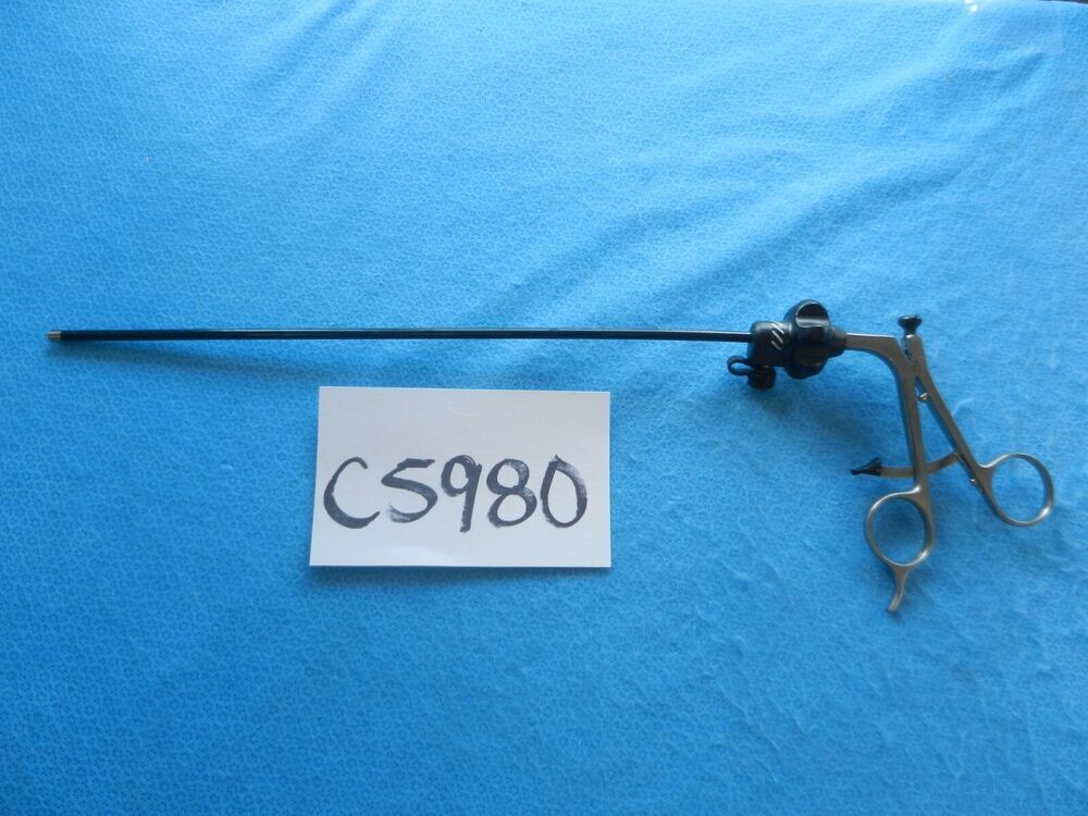 Stryker Surgical Laparoscopic Shaft W/ Ratcheting Metal Handle 250-080-234