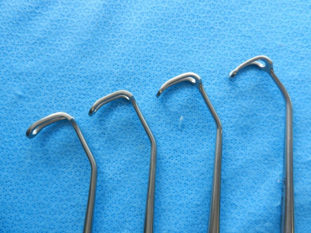 Codman Surgical Orthopedic Cushing Decompression Retractors Lot Of 4 - Image 4