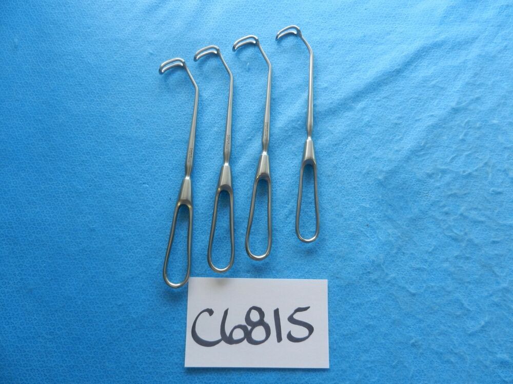 Codman Surgical Orthopedic Cushing Decompression Retractors Lot Of 4