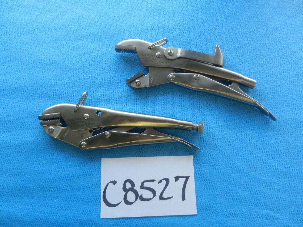 Grieshaber Surgical Orthopedic Locking Clamps 6515-01-139-8417 Lot Of 2