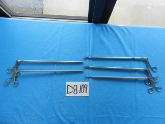 D8709 Jarit Snowden Pencer Thomas Surgical 10mm Laparoscopic Forceps & Scissors