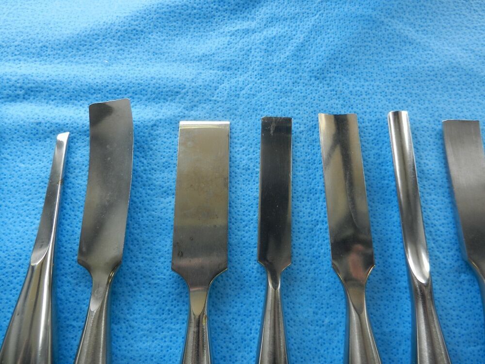 Codman Zimmer Surgical Orthopedic Osteotomes & Gouges Lot Of 15 - Image 4