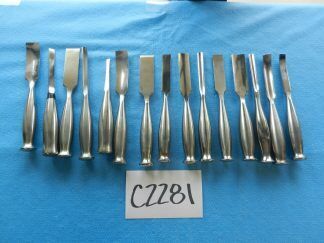 Codman Zimmer Surgical Orthopedic Osteotomes & Gouges Lot Of 15