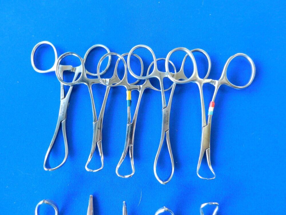 E640 V. Mueller Jarit Codman Lot of 10 Forceps 8.5-11cm Overall Length - Image 3