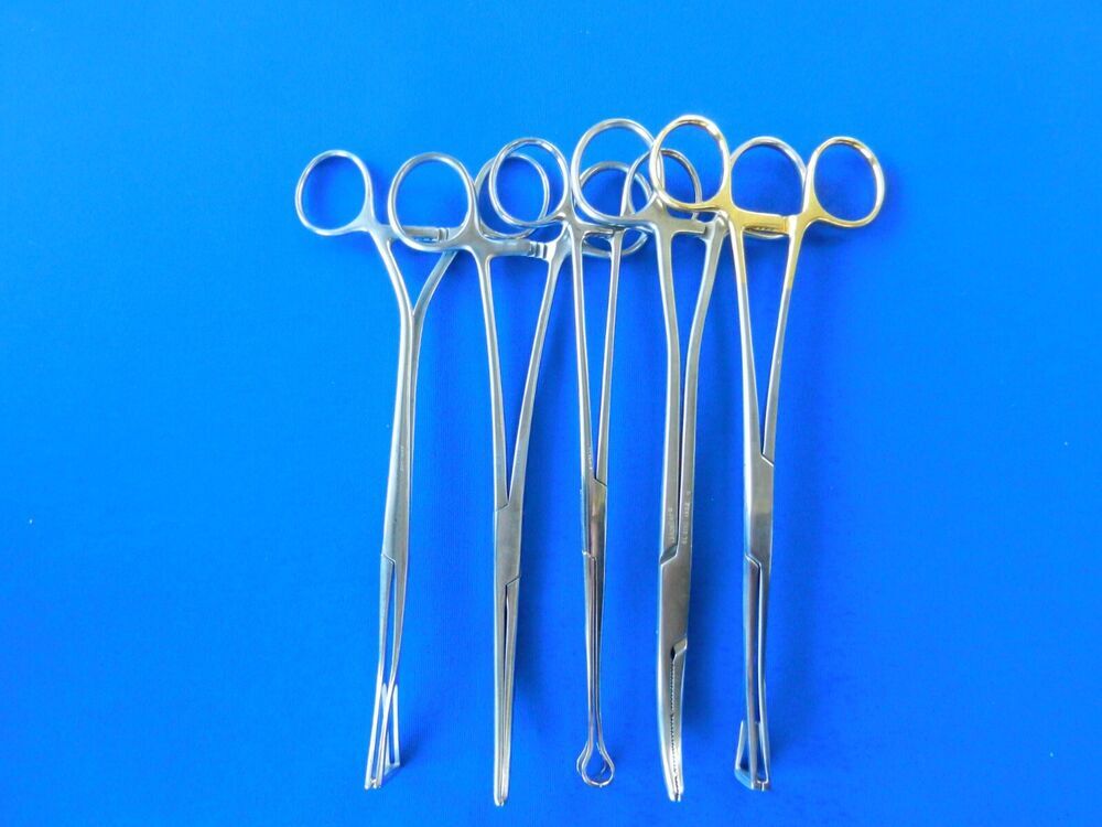 E692 Jarit V. Mueller Pilling Lot of 10 Forceps 20-22.5cm Overall Length - Image 3