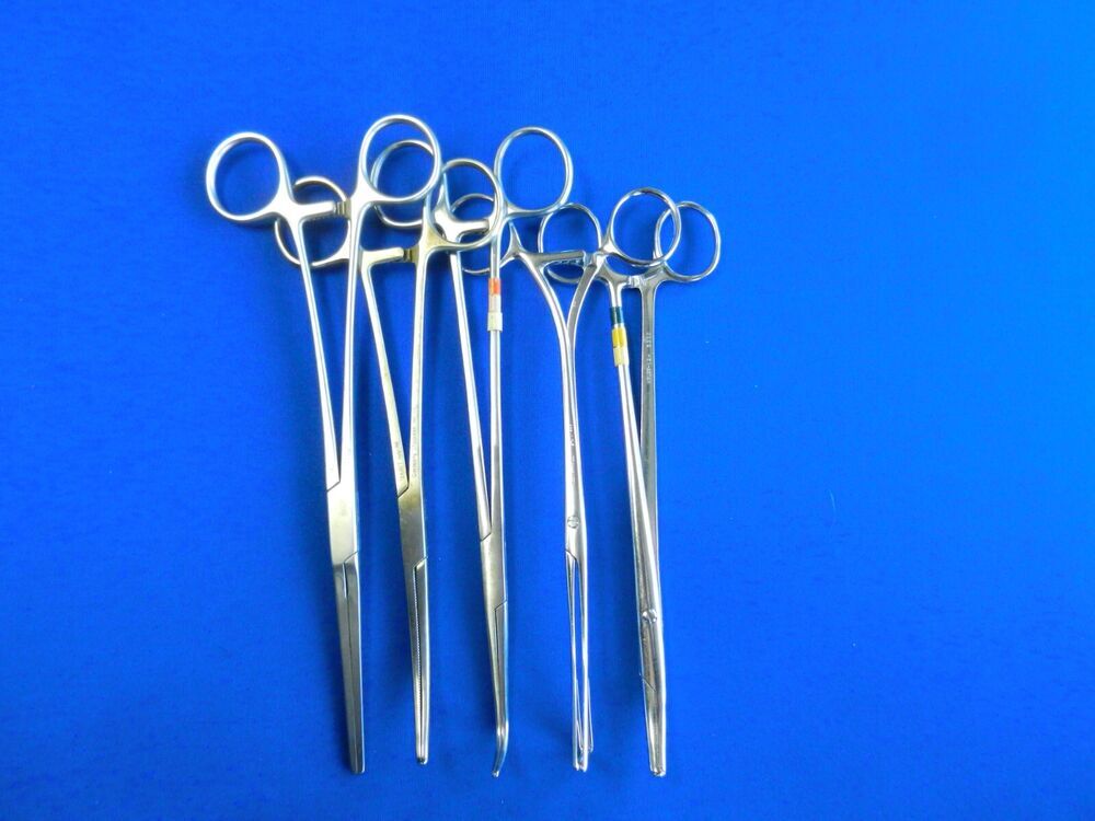 E692 Jarit V. Mueller Pilling Lot of 10 Forceps 20-22.5cm Overall Length - Image 4