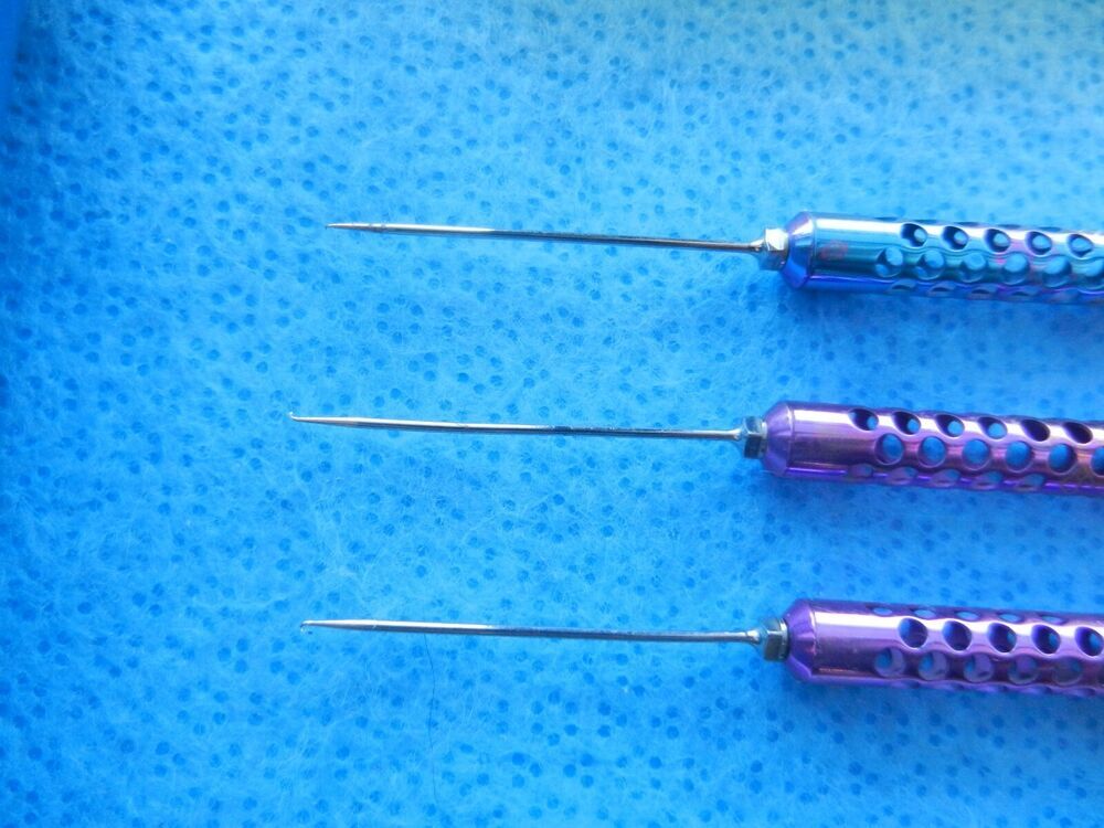 Synergetics Surgical Ophthalmic 20g. Spatulas & Elevators W/ Case - Image 3