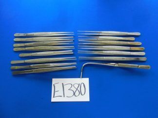 E1380 Jarit V. Mueller Pilling Lot of 15 Forceps Approx 21-24cm Overall Length