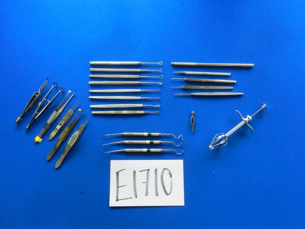 E1710 Sparta Storz Weck Surgical Ophthalmic Instruments Set