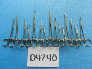 D4240 Codman V. Mueller Pilling Surgical Forceps Lot Of 15