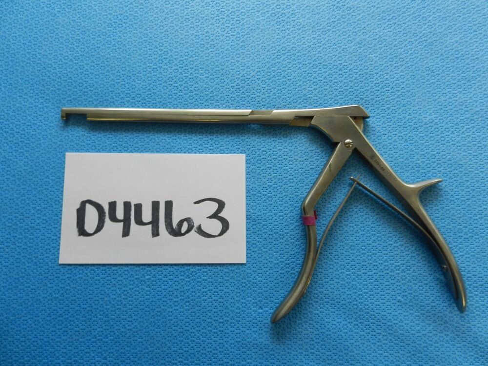 D4463 Zimmer Surgical 90 Degree Down 8in 4.5mm Rongeur 3351-04