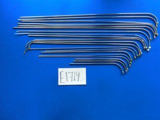 E1719 Pilling ENT 20cm-60cm Aspiration Suction Tubes Lot of 20