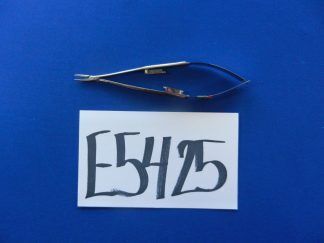 E5425 Storz E3848 Castroviejo Medium Locking Curved 1mm Jaw Needle Holder 13.7cm