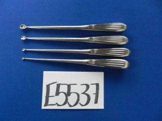 E5537 Zimmer Set of 4 Straight Curettes