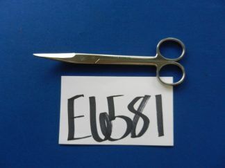 E6581 Aesculap BC557R Mayo Curved Blunt Tip Scissors 17cm Overall Length