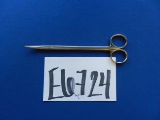 E6724 Aesculap BC263R Metzenbaum Curved Blunt Tip Durotip Scissors 18cm Length