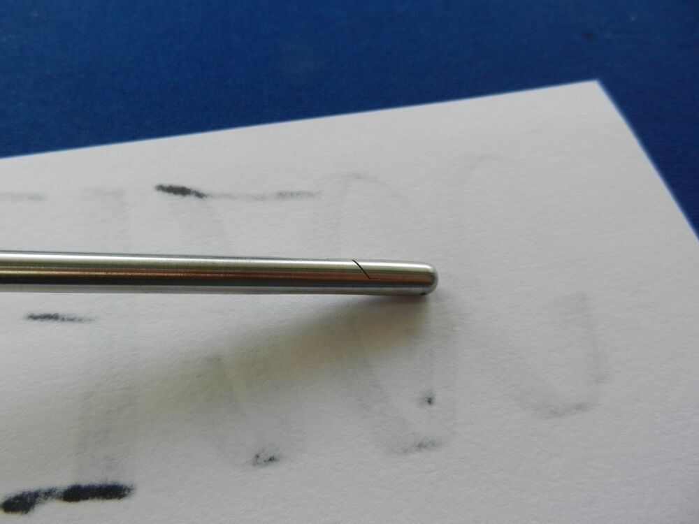 E7200 Jarit 615-160 Straight 1x1 Teeth Spring Loaded Forceps 5mm x 33cm - Image 3