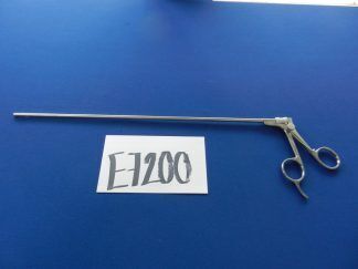 E7200 Jarit 615-160 Straight 1x1 Teeth Spring Loaded Forceps 5mm x 33cm