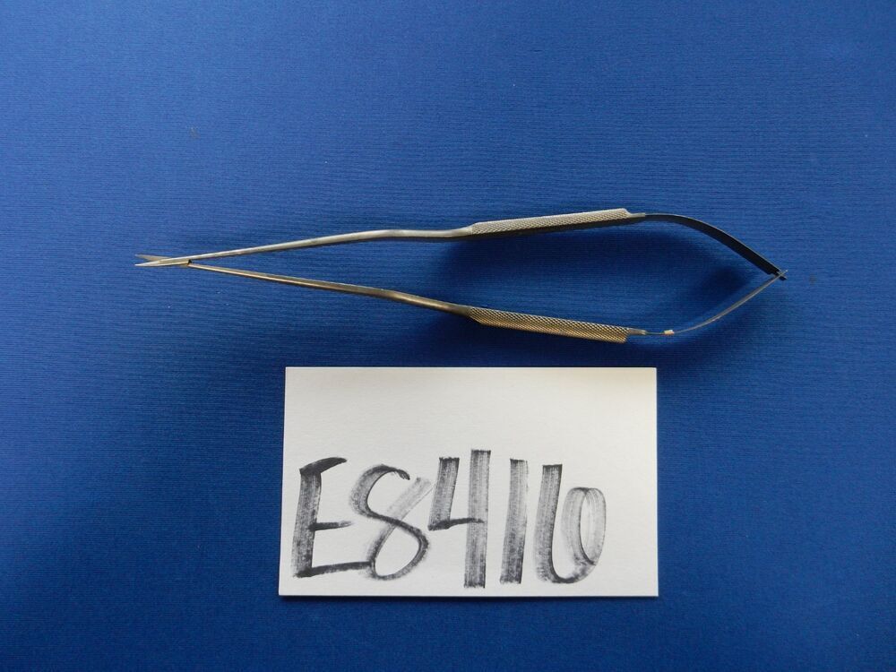 Codman 80-1723 Rhoton Curved Bayonet Scissors 21.6cm Overall Length
