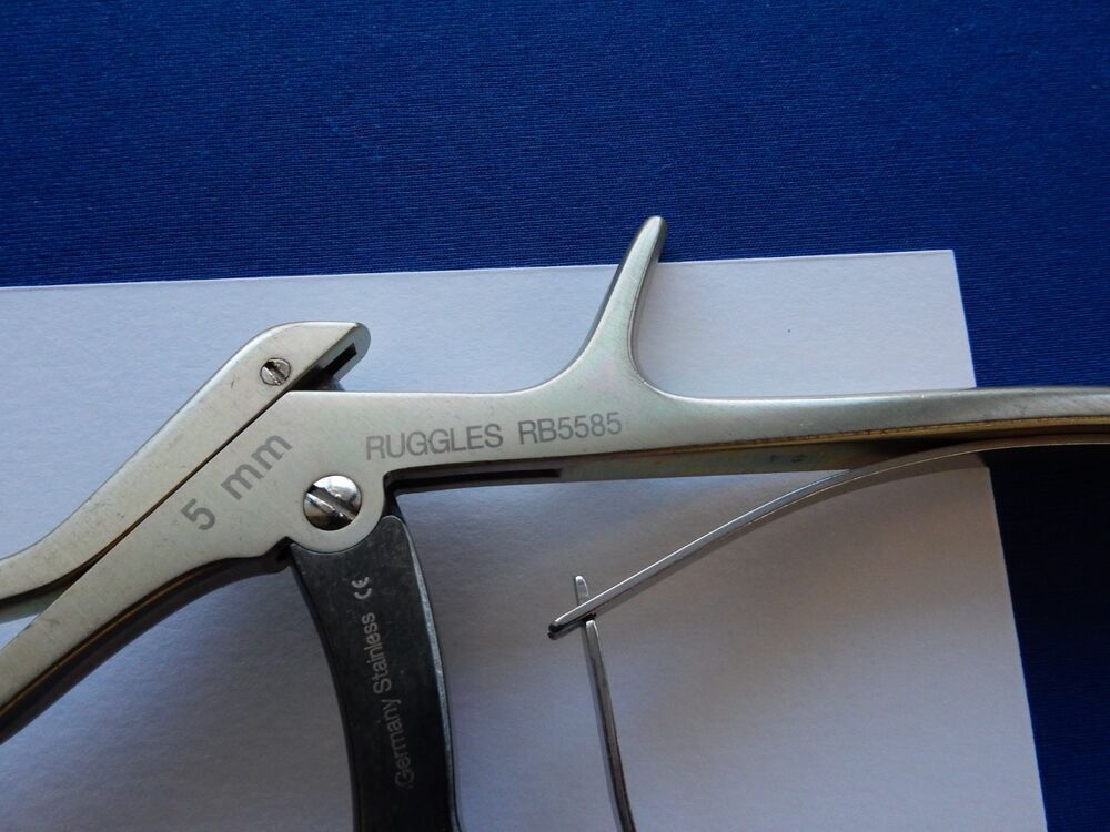 Integra Ruggles RB5585 Ultra-Coat Bayonet 40° UP 5mm Kerrison Rongeur - Image 3