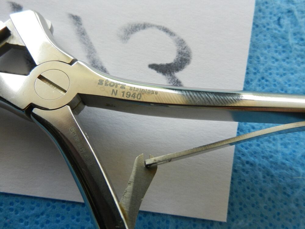D3773 Storz Surgical 3-1/4in No. 1 Citelli Rongeur N1940 - Image 5