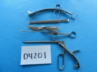 D4201 Jarit W. Lorenz Storz Surgical ENT Instruments Lot Of 5
