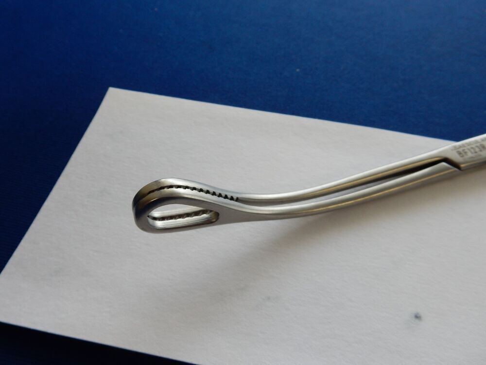 Aesculap BF123R Foerster-Ballenger Sponge Forceps 9-1/2" - Image 4