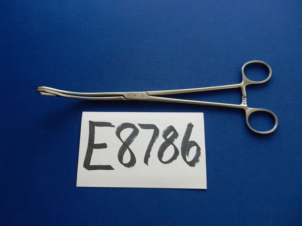 Aesculap BF123R Foerster-Ballenger Sponge Forceps 9-1/2"