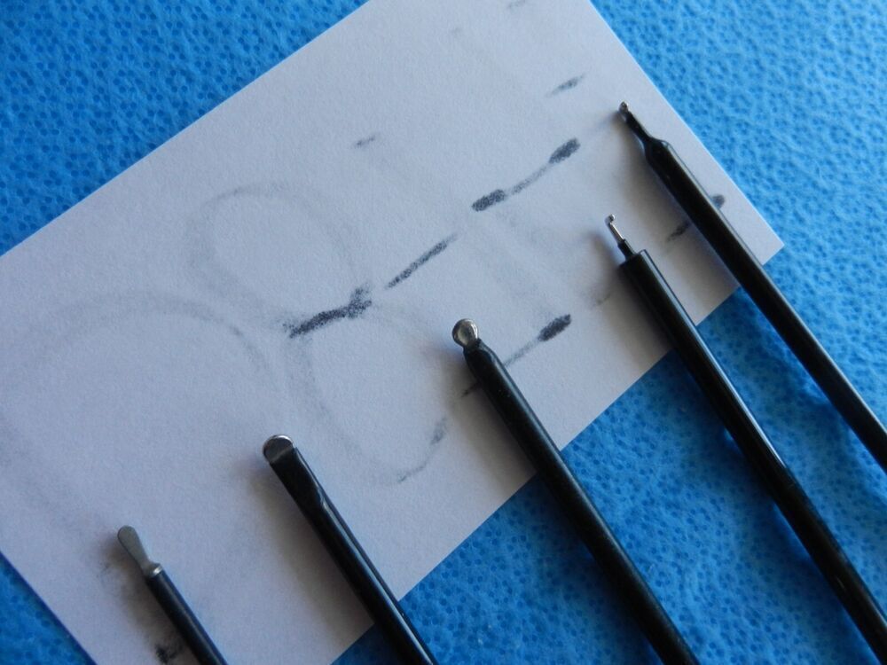 D8747 Jarit Elmed 5.0mm Fully Insulated Laparoscopic Hooks & Spatulas Lot of 5 - Image 3