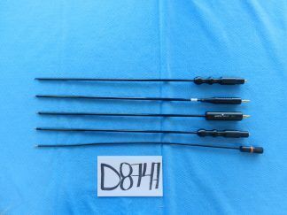 D8747 Jarit Elmed 5.0mm Fully Insulated Laparoscopic Hooks & Spatulas Lot of 5