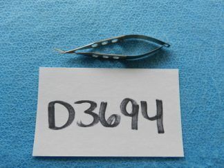 D3694 Storz Surgical Angled Capsule Scissors E3390A