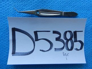 D5385 Storz Scleral Plug Opthalmic Forceps 4.1in MVS1046